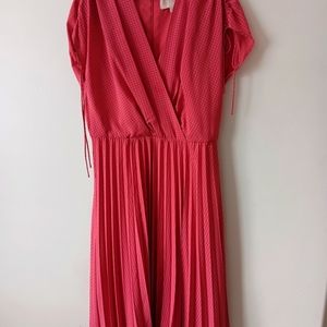 Gal Meets Glam Angelica Pleated Fit & Flare Dress size 10